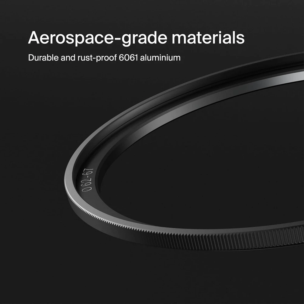Urth 49–55 mm žiedinis adapteris objektyvui – prijunkite 55 mm srieginius filtrus prie 49 mm objektyvų