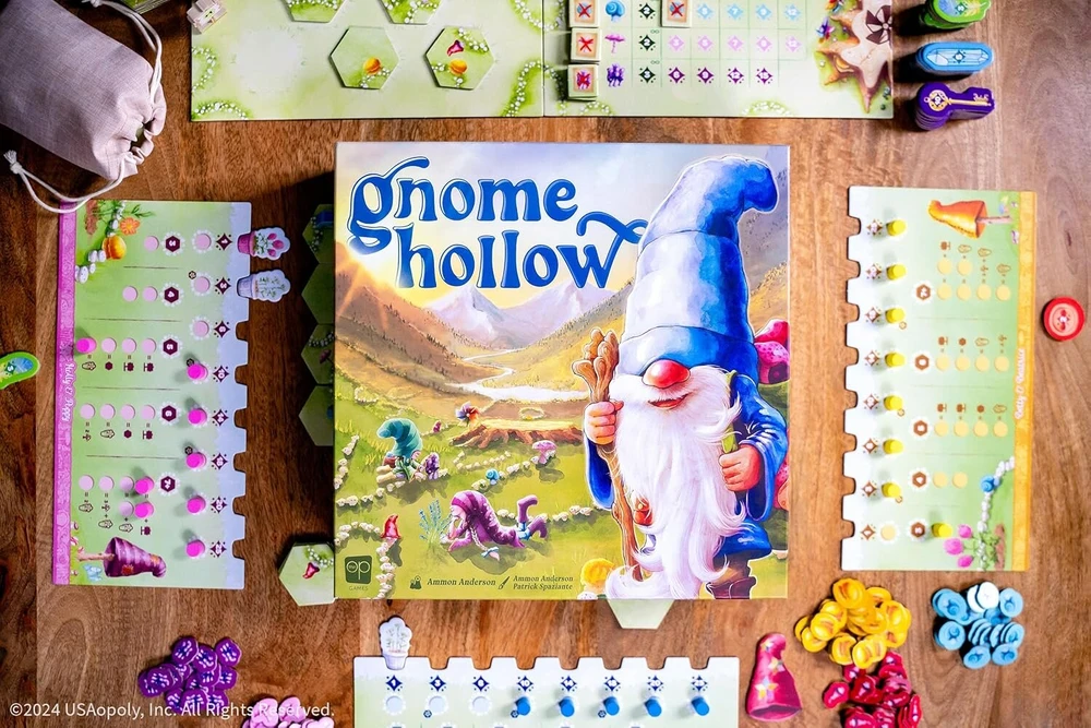 Usaopoly Gnome Hollow: Strateginis stalo žaidimas visai šeimai