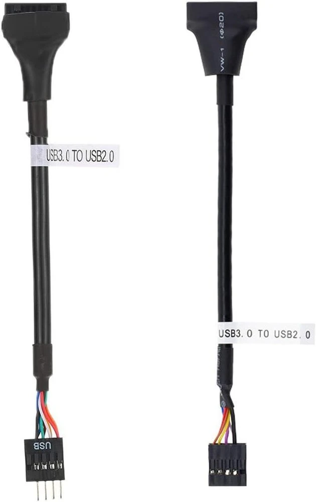 Usb 2.0 9pin į Usb 3.0 20pin adapteris motininėms plokštėms