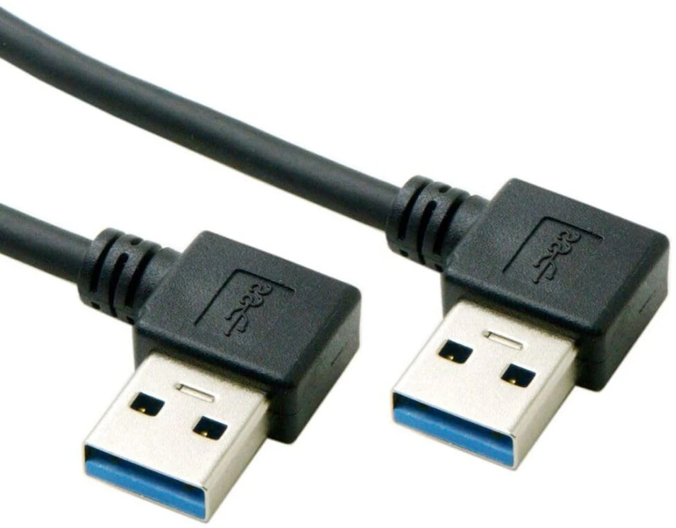 Usb 3.0 Kampinis prailginimo laidas, 90 laipsnių, 0.2m
