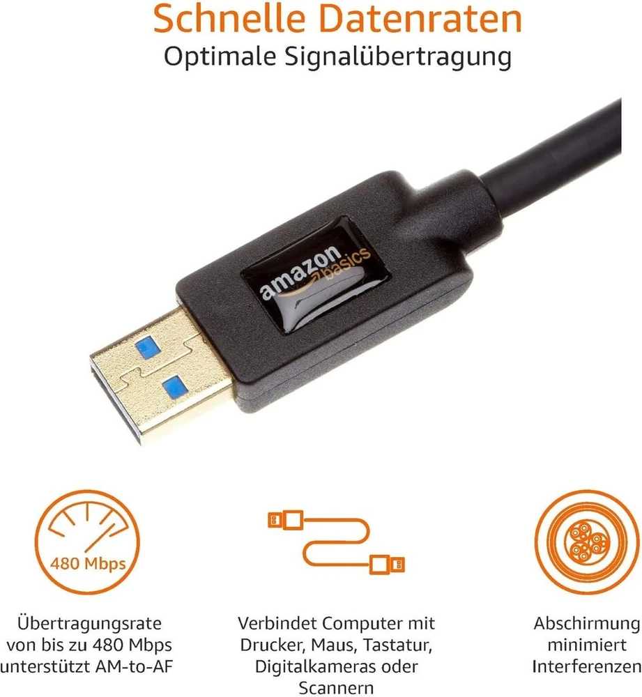 Usb 3.0 prailginimo laidas 3m, A-a jungtis, juodas
