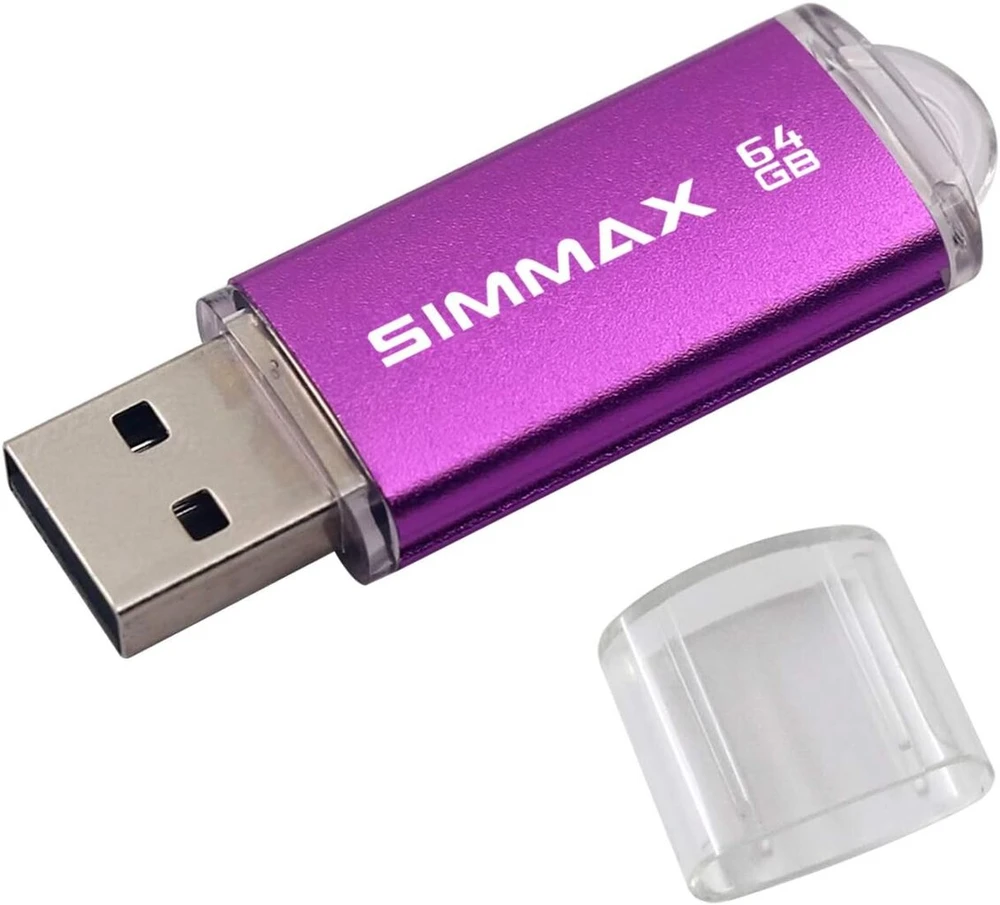 Usb atmintinė 64 Gb, greita, violetinė