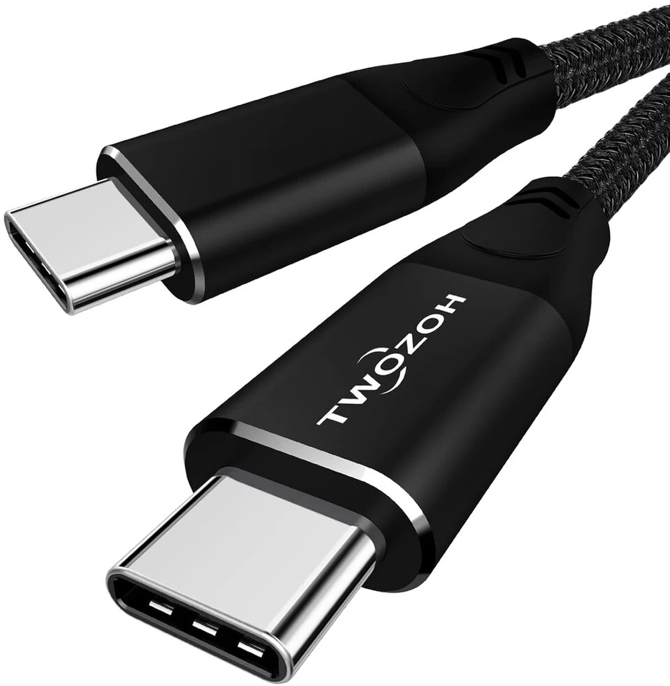 Usb-c 3.2 Gen 2x2 Kabelis 100w, 0.5m, 20gbps, 4k@60hz