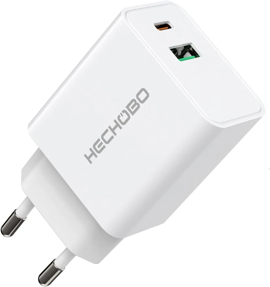 Usb c įkroviklis, 2 prievadų greitasis įkroviklis, skirtas iphone 16/16 pro/16 pro max/16 plus/15/14, galaxy, pixel 4/3, ipad (be kabelio)