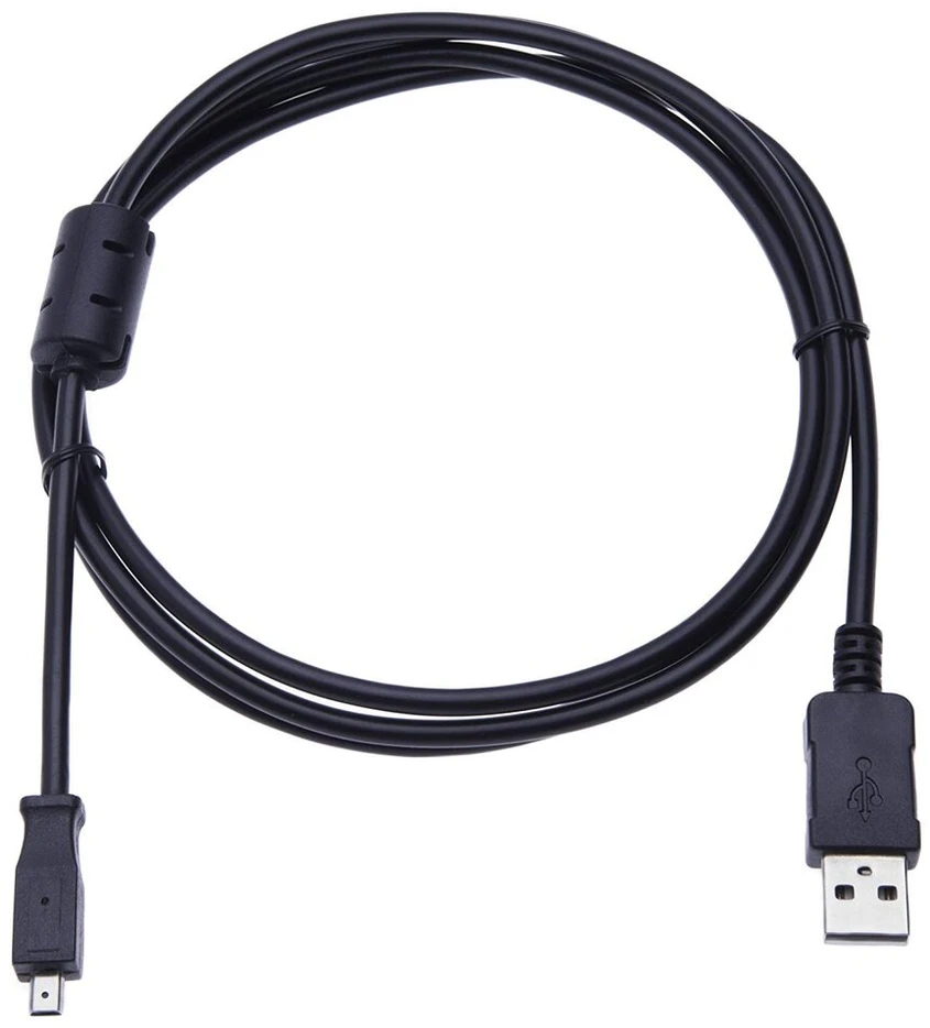Usb kabelis, skirtas kodak 8 colių/u8 easyshare c140, c180, c182, c190, c310, c315, c330, c340, c350, c360, c433, c503, c513, c530, c533, c603, c613, c623, c643, c653, c663, c703, c713, c743, c763, c813, c875, c913, c1013, cd50 (vaizdo perkėlimas/įkrovikl