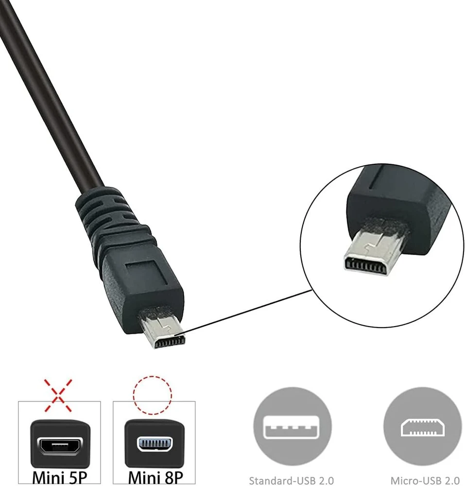 Objektyvas Usb laidas duomenų perkėlimui ir įkrovimui Sony Cyber-shot fotoaparatams