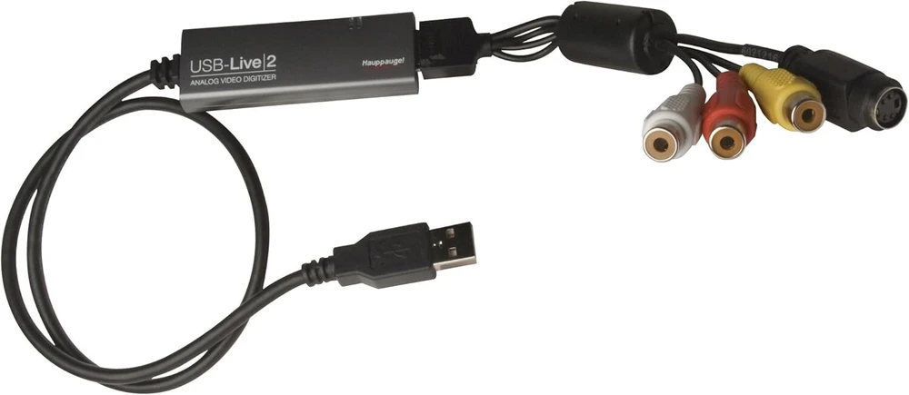 Usb-live2: įrašykite, rodykite ir įrašykite senas Vhs juostas į savo kompiuterį ar nešiojamąjį kompiuterį
