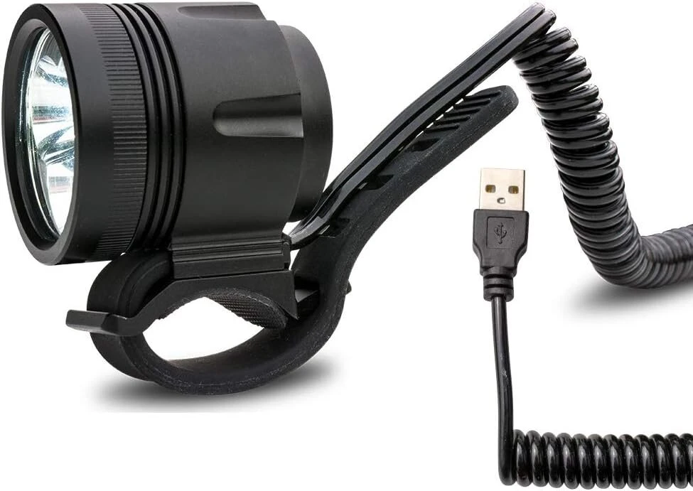 Usb šalmo lempa, galvos žibintas, sporto ir laisvalaikio lempa su 950 liumenų, 4 šviesos režimai, gali būti naudojama su visais 5 V maitinimo blokais, kurių išėjimo srovė 2 A