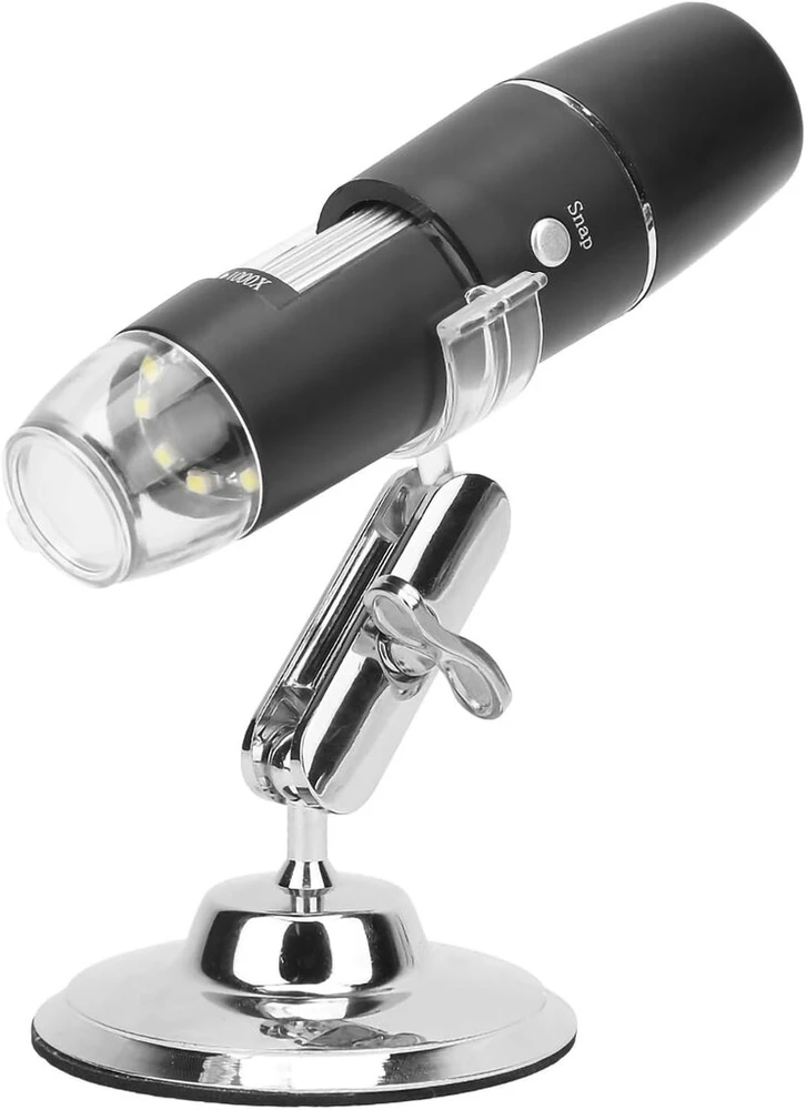 Usb skaitmeninis mikroskopas, 0x-1000x led mobiliojo telefono mikroskopas kišeninis mikroskopas su reguliuojamu stovu wifi funkcija suderinamas su ios android planšetiniu kompiuteriu