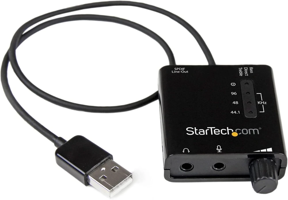Usb stereo garso adapteris išorinė garso plokštė su spdif skaitmeniniu garsu