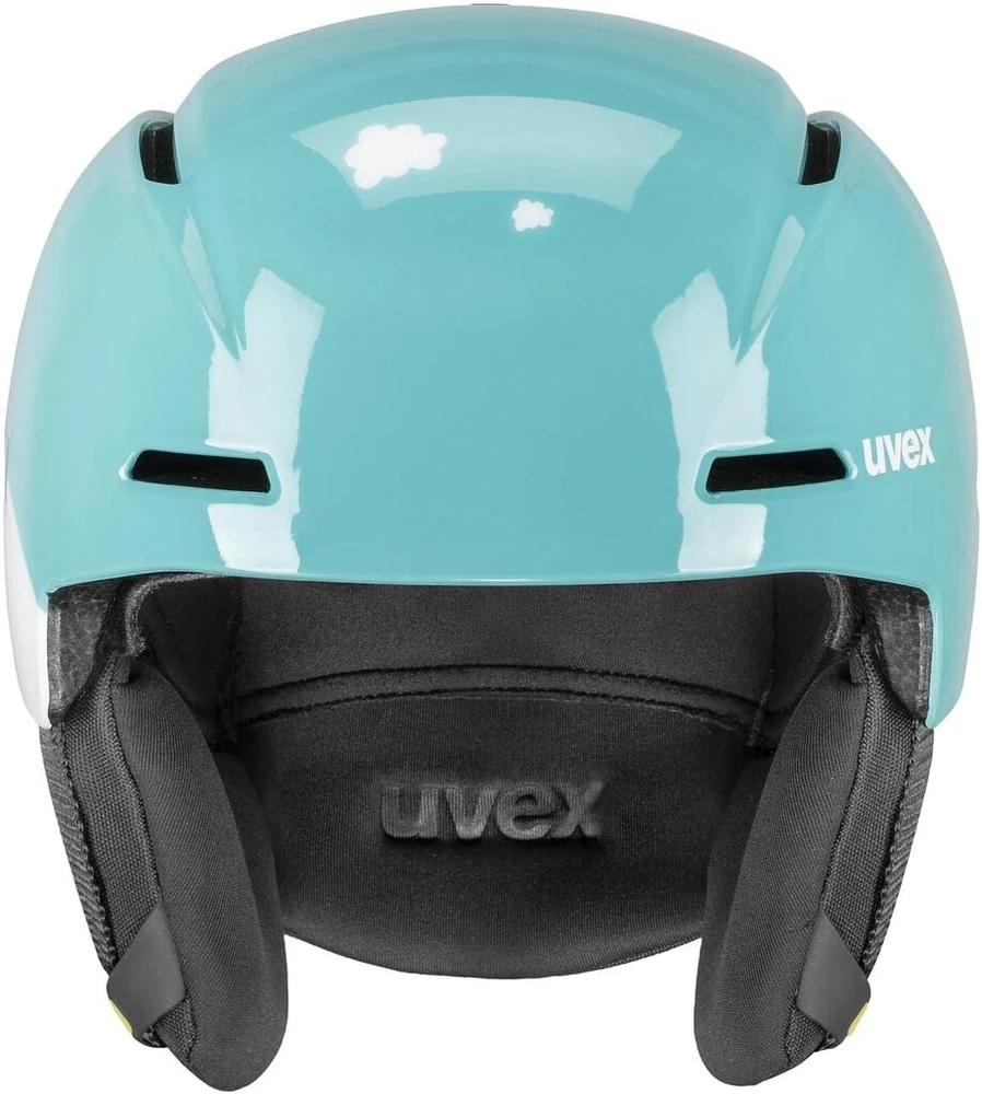 Uvex Viti - lengvas slidinėjimo šalmas vaikams - individualus dydžio reguliavimas - optimizuota ventiliacija - turkio spalvos triušis - 51-55 cm