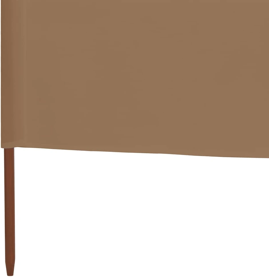 Uždanga nuo vėjo, 6 plokštės, taupe sp., 800x80cm, audinys