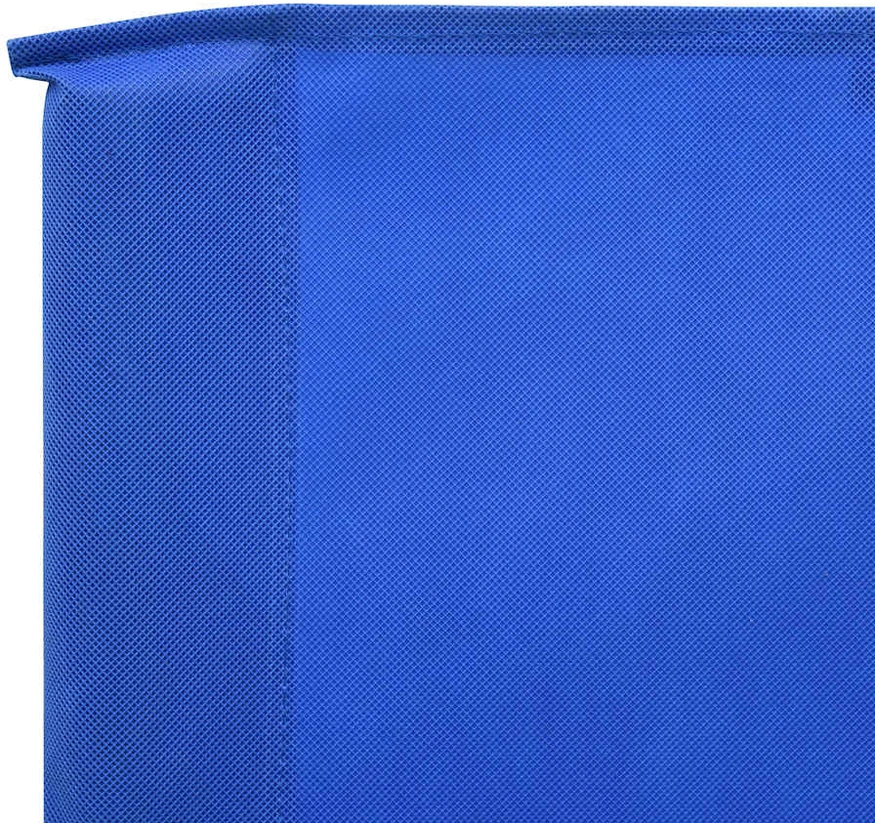 Uždanga nuo vėjo, 6 plokštės, žydra, 800x120cm, audinys