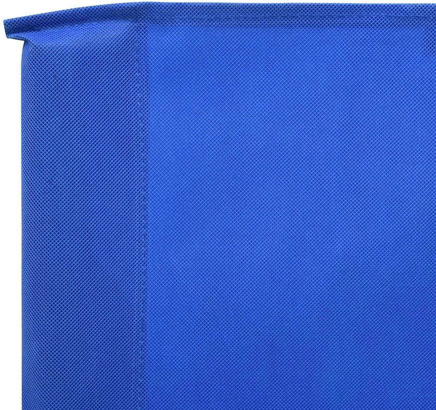 Uždanga nuo vėjo, 6 plokštės, žydra, 800x160cm, audinys