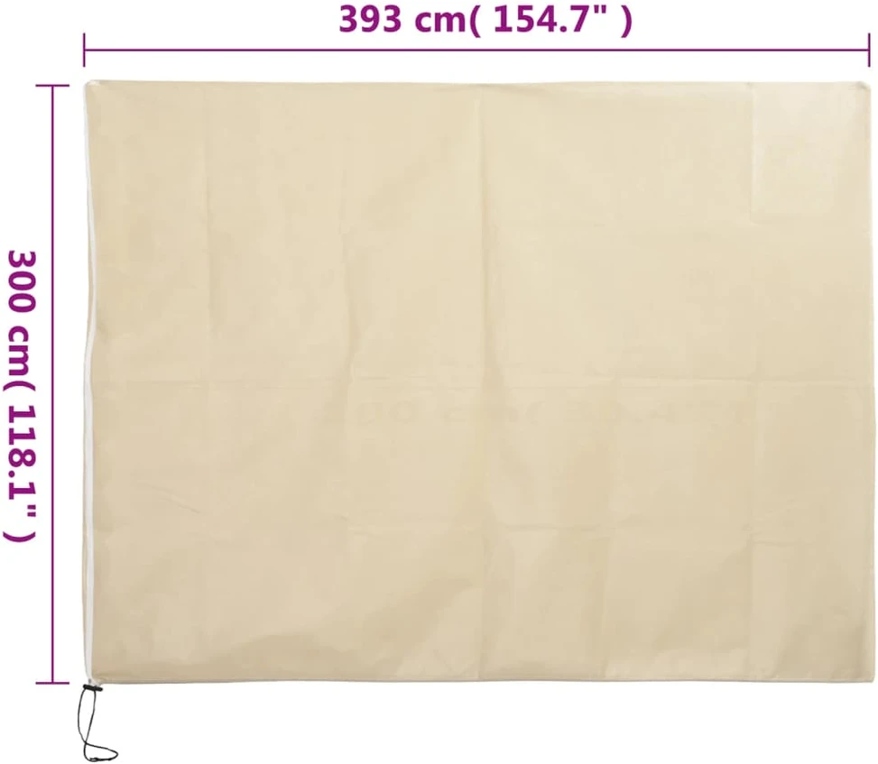 Uždangalai augalams su užtrauktukais, 10vnt., 3,93x3 m, 70g/m²