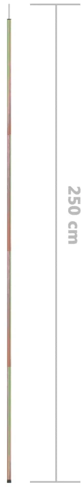 Uždangos nuo saulės stulpas, 250cm, galvanizuotas plienas