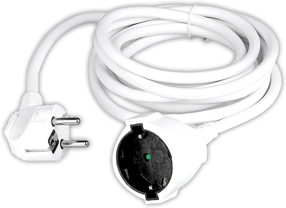 V-tac prailginimo laidas 5m, Schuko kištukas, 3680w