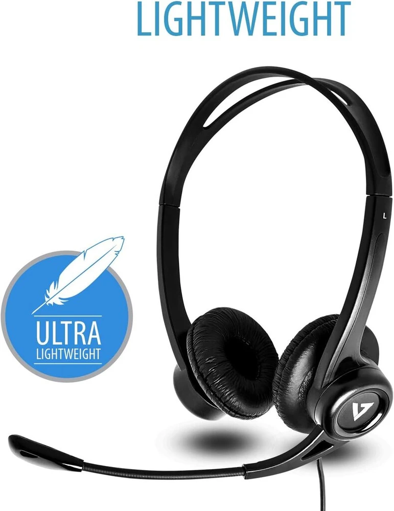 V7 Hu311-2np Essentials Usb stereo ausinės su mikrofonu