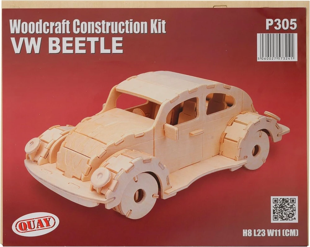 Vabalas "vw Beetle" medinis konstravimo rinkinys