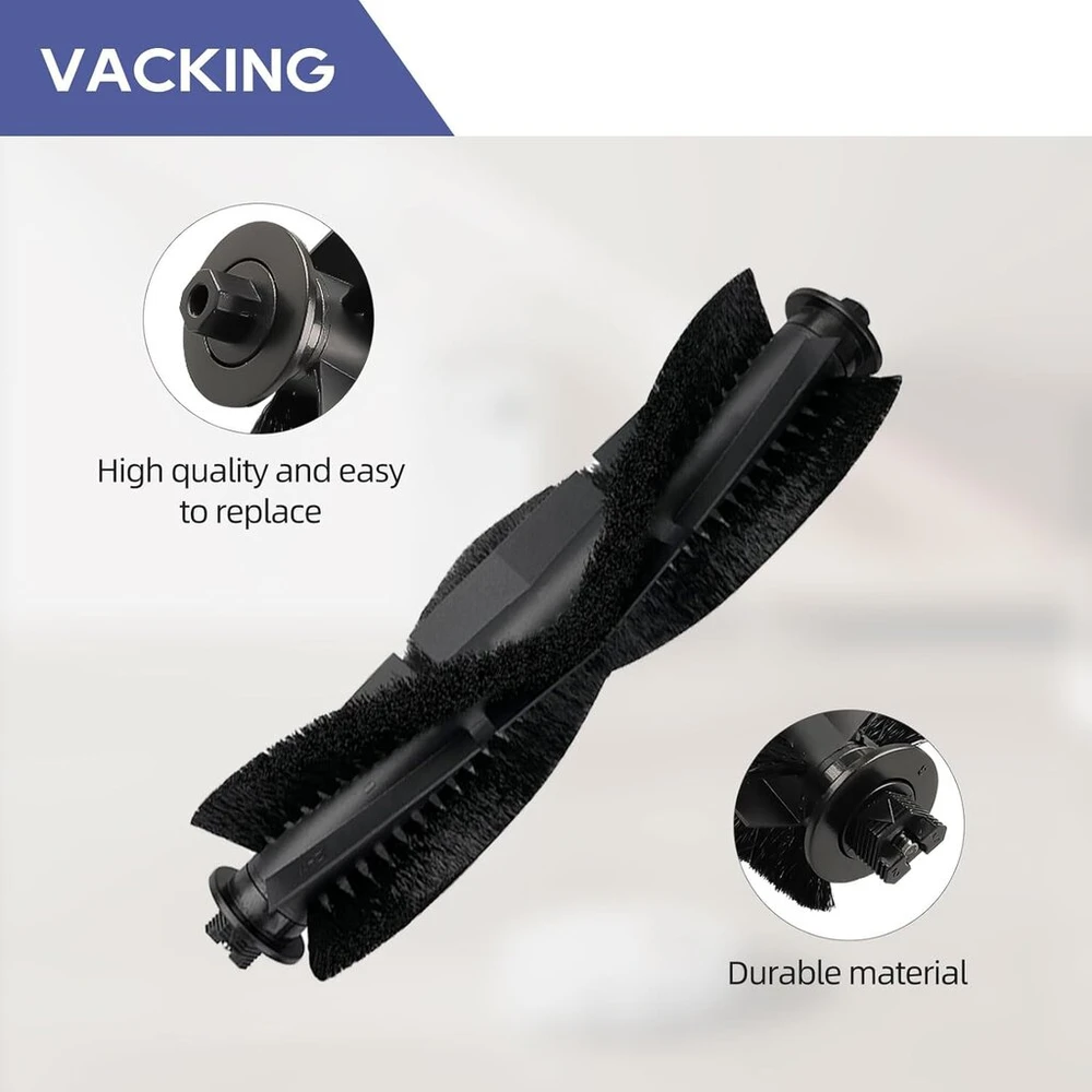 Vacking atsarginės dalys, suderinamos su Lubluelu Sl60d, Tikom L9000, Honor Q6 Se, Laresar L6 Nex, Medion X20 Sw+ priedais, 2 pagrindiniai šepečiai, 8 šoniniai šepečiai, 6 Hepa filtrai, 6 šluostės