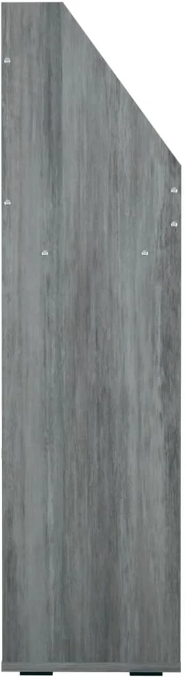Vaikiška lentyna žurnalams, betono pilka, 71x30x114cm, mediena