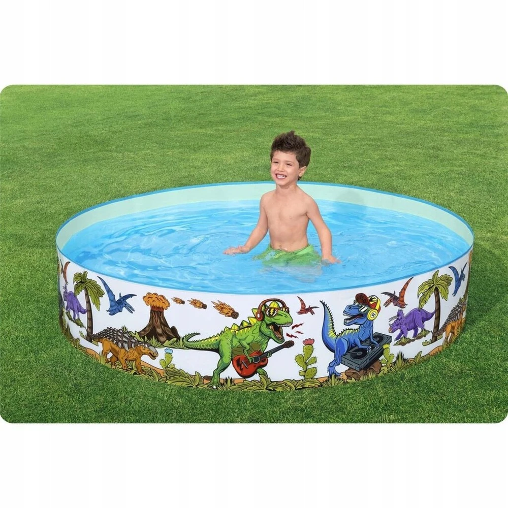 Vaikiškas sodo baseinas dinozauras 183 x 38 cm Bestway 55022