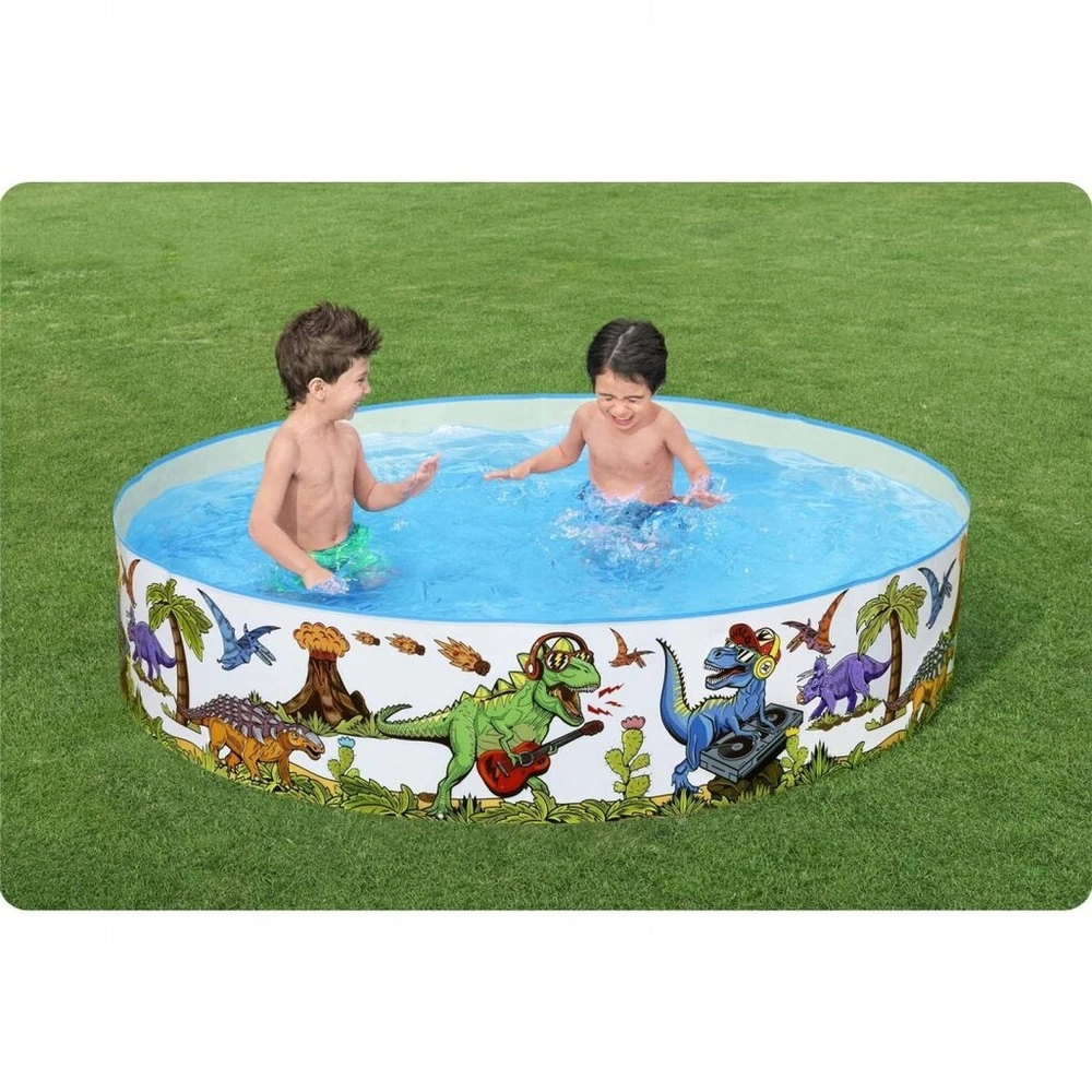 Vaikiškas sodo baseinas dinozauras 183 x 38 cm Bestway 55022