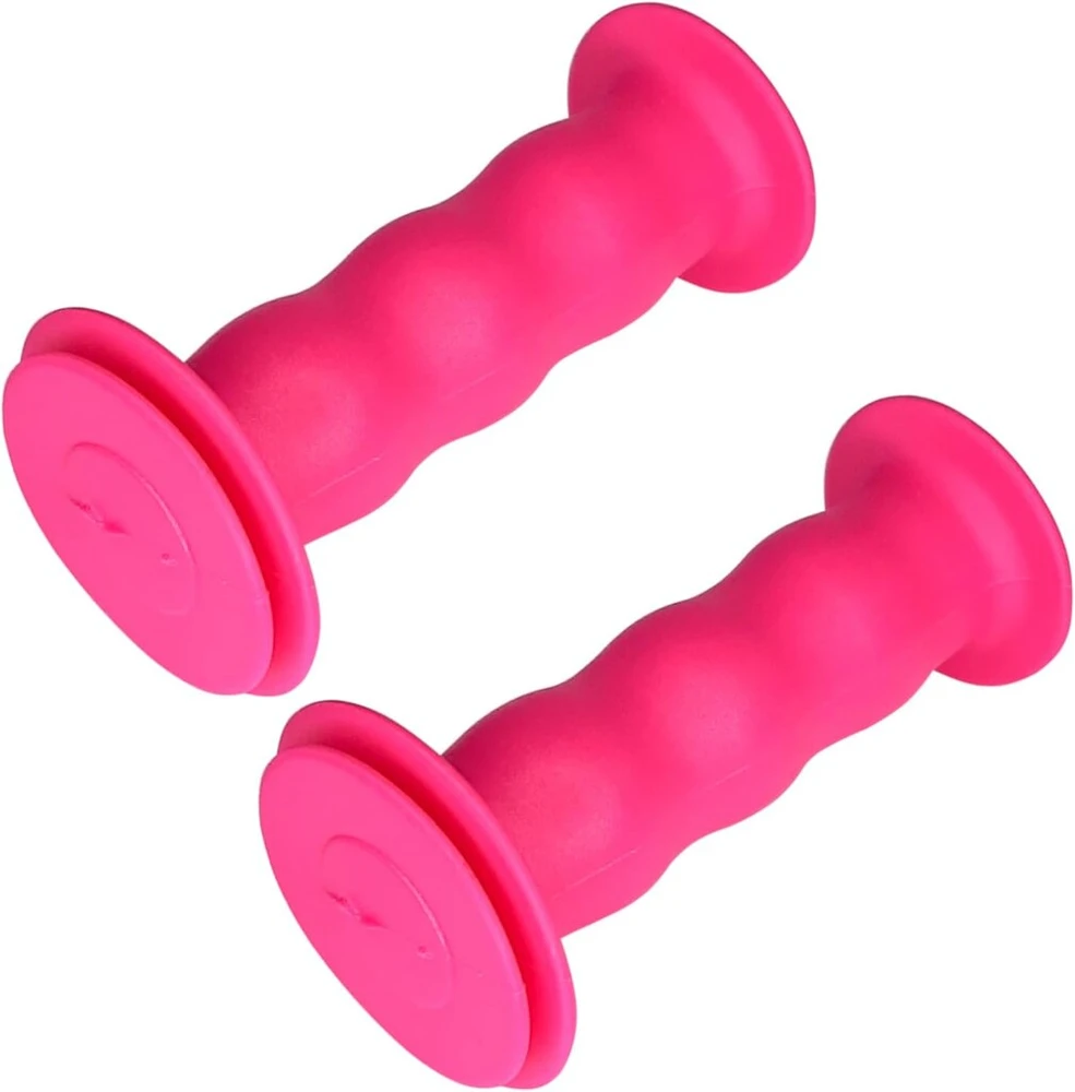 Vaikiškos dviračio rankenos, 19 mm, 85 mm, rožinės