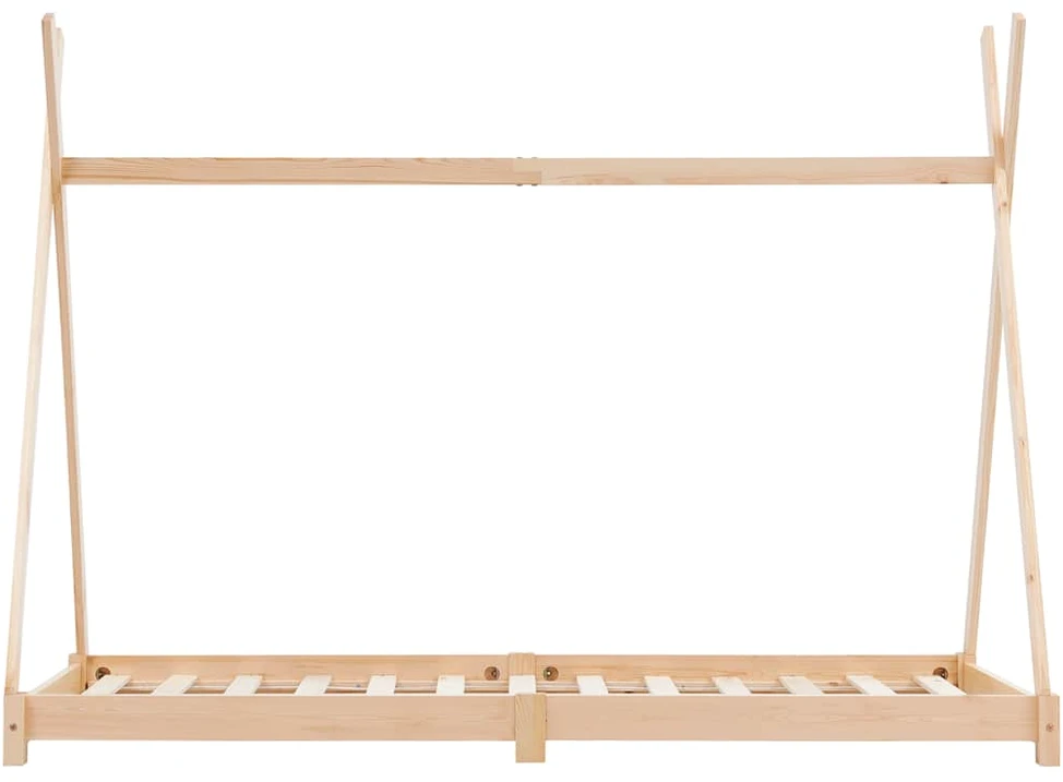 Vaikiškos lovos rėmas, 90x200cm, pušies medienos masyvas