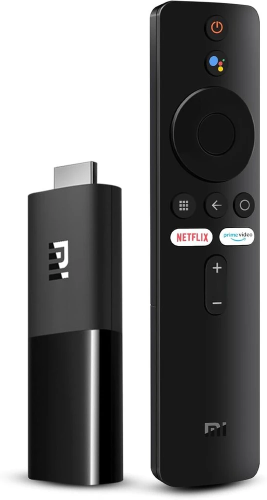 Vaizdo grotuvas Mi Tv Stick 2k su Bluetooth nuotolinio valdymo pulteliu, Google Assistant ir Netflix + Prime Video greitojo rinkimo mygtuku, Android Tv 9.0 su Google Playstore, Smart Cast, Audio Dolby Dts-hd, Wifi