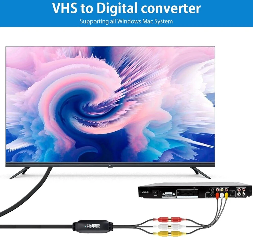 Vaizdo įrašų konverteris iš Vhs į Usb 2.0