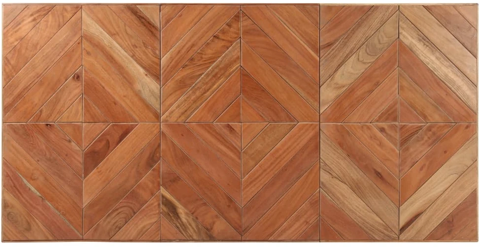 Valgomojo stalas, 140x70x76cm, akacija ir mango mediena