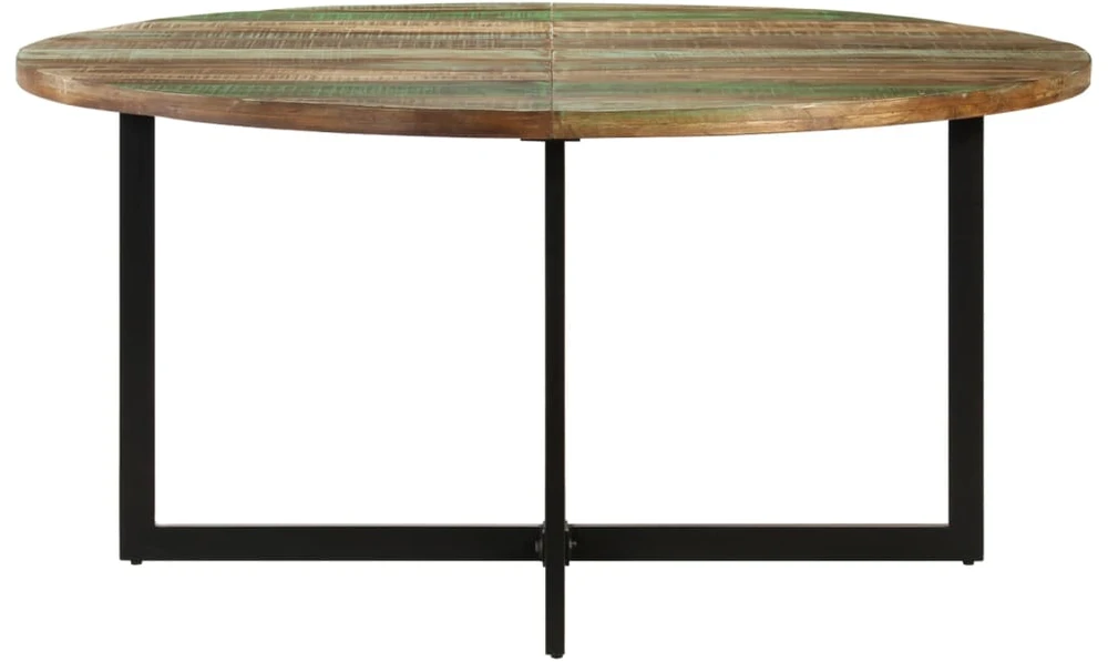 Valgomojo stalas, 150x75cm, perdirbtos medienos masyvas