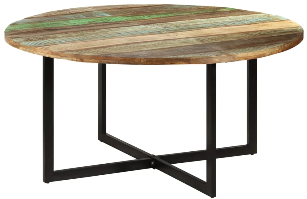 Valgomojo stalas, 150x75cm, perdirbtos medienos masyvas