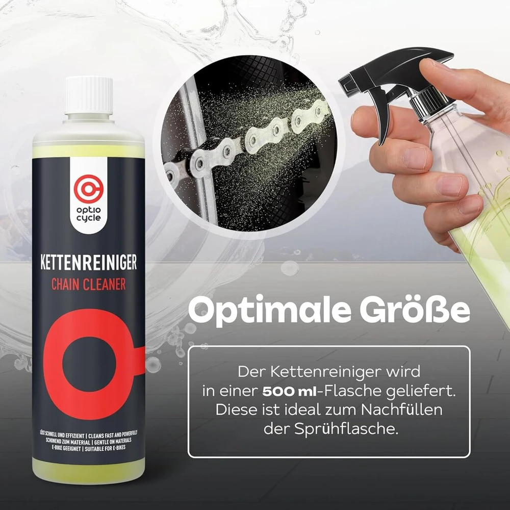 Valiklis dviračio grandinei 500 ml | Valiklis pavarų sistemai