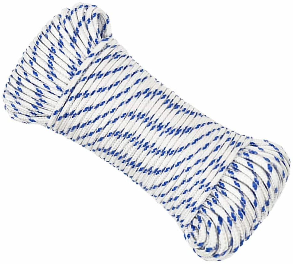 Valties virvė, baltos spalvos, 3mm, 250m, polipropilenas