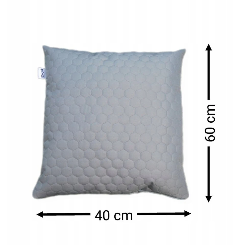 Vandeniui atspari dygsniuota sodo pagalvėlė honey - hexagon 40x60 antracito pilka