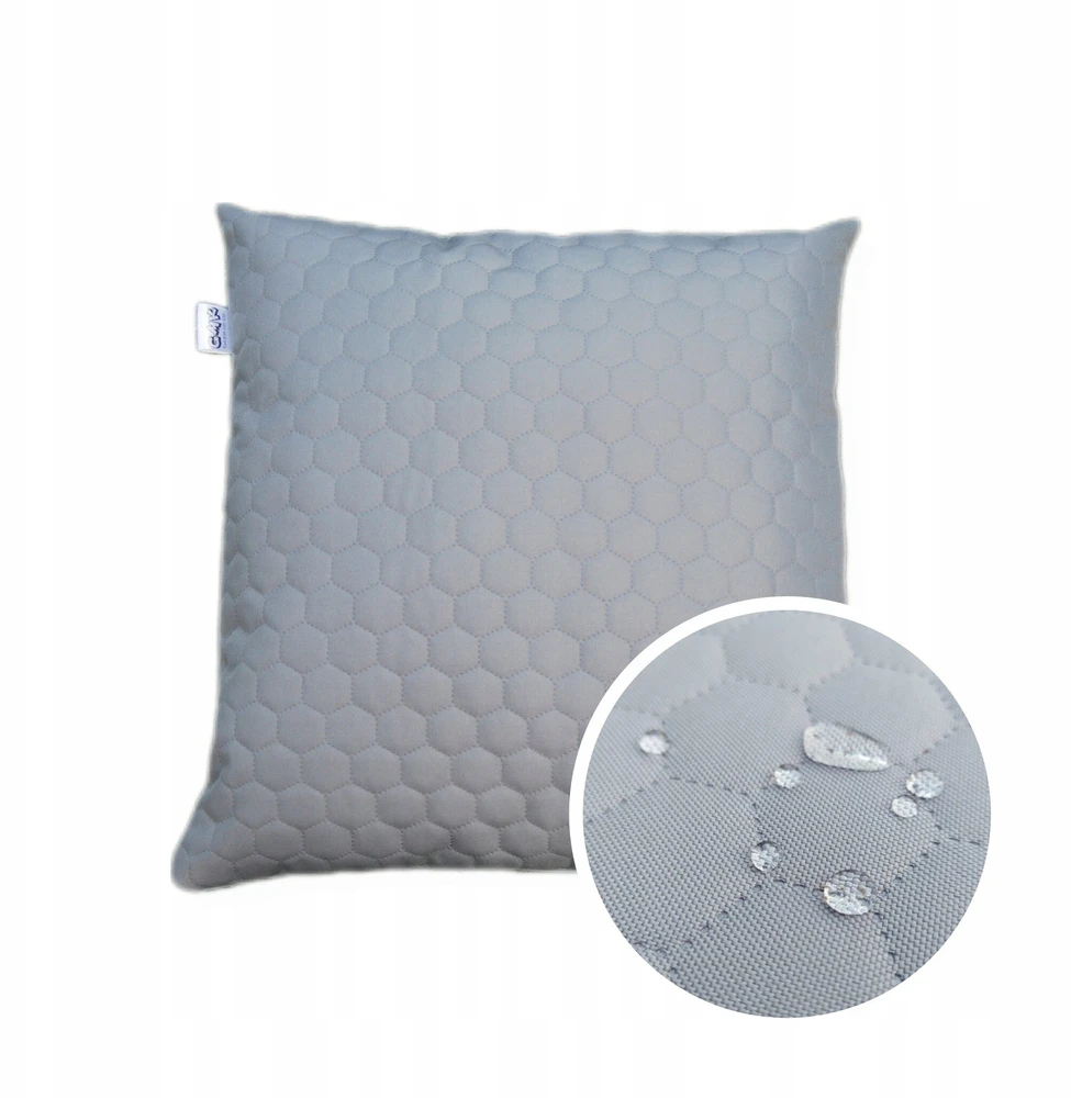 Vandeniui atspari dygsniuota sodo pagalvėlė honey - hexagon 40x60 antracito pilka
