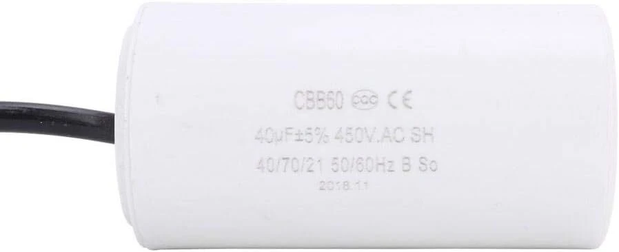 Variklio paleidimo kondensatorius Cbb60 450v 40uf