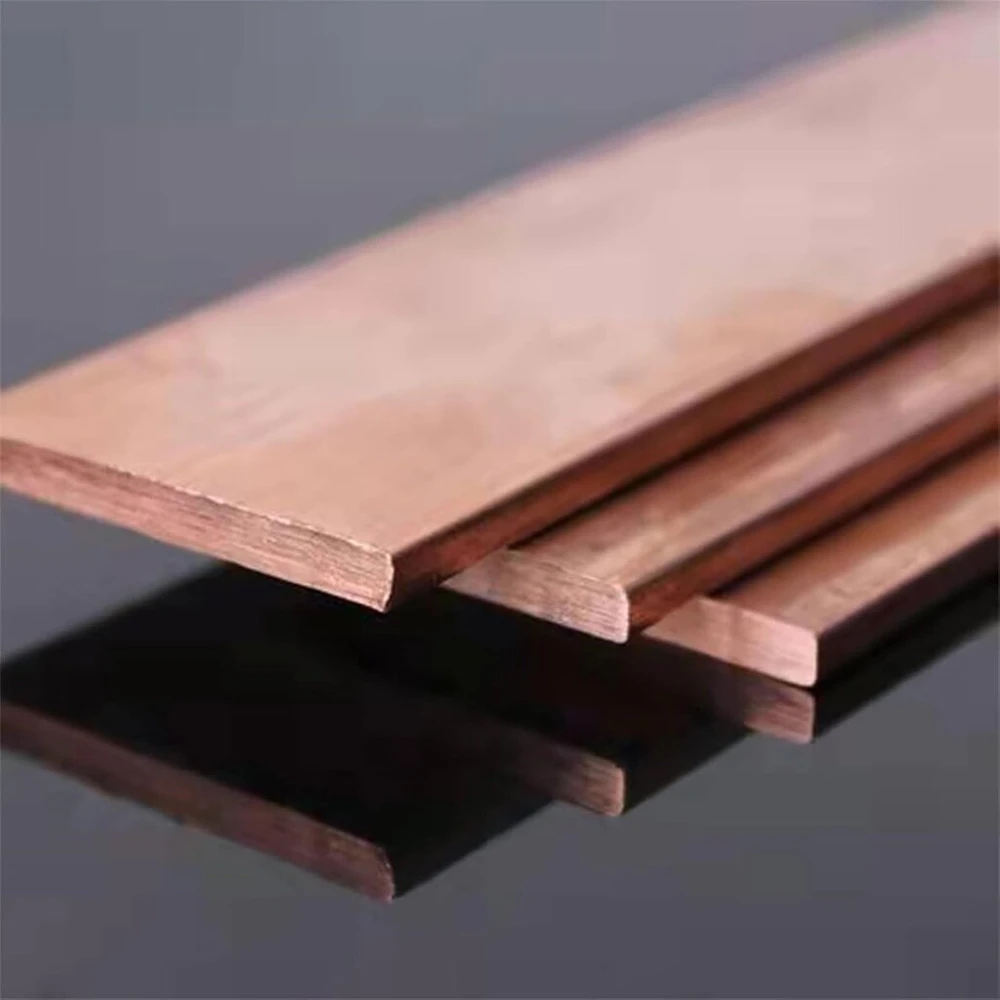 Varinė juosta, 105 x 20 x 3 mm vario plokštė T2, plokščios varinės juostos, geras elektros laidumas, elektrinės varinės juostos šynų kreipikams