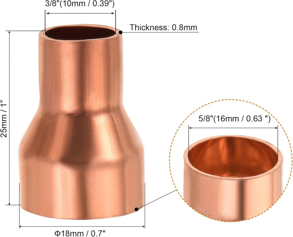 Ventiliatorius Vario redukcinė mova 3/8" x 5/8", 3 vnt.