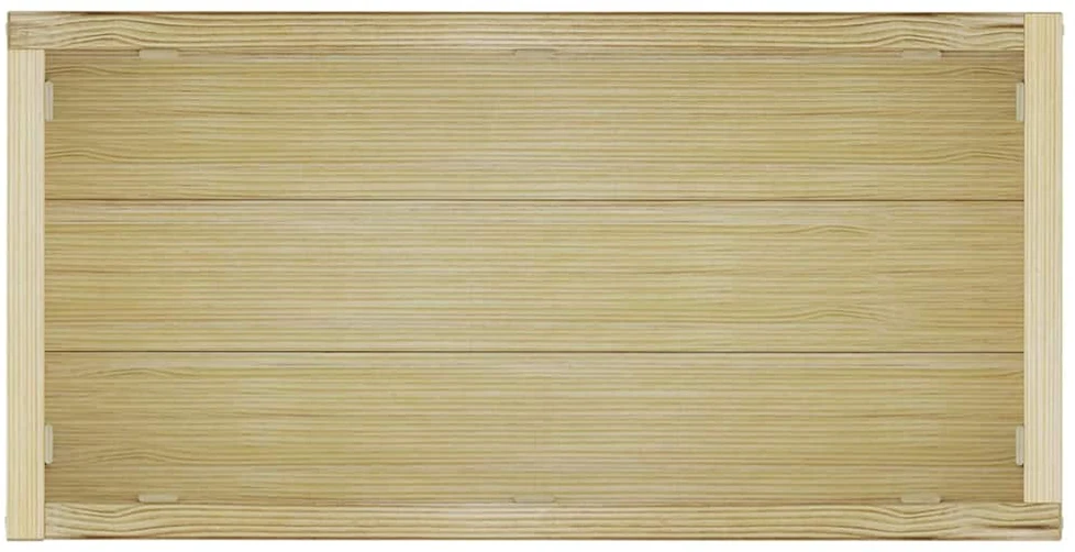 Vazonas, 100x50x40cm, mediena, stačiakampis, aukštas