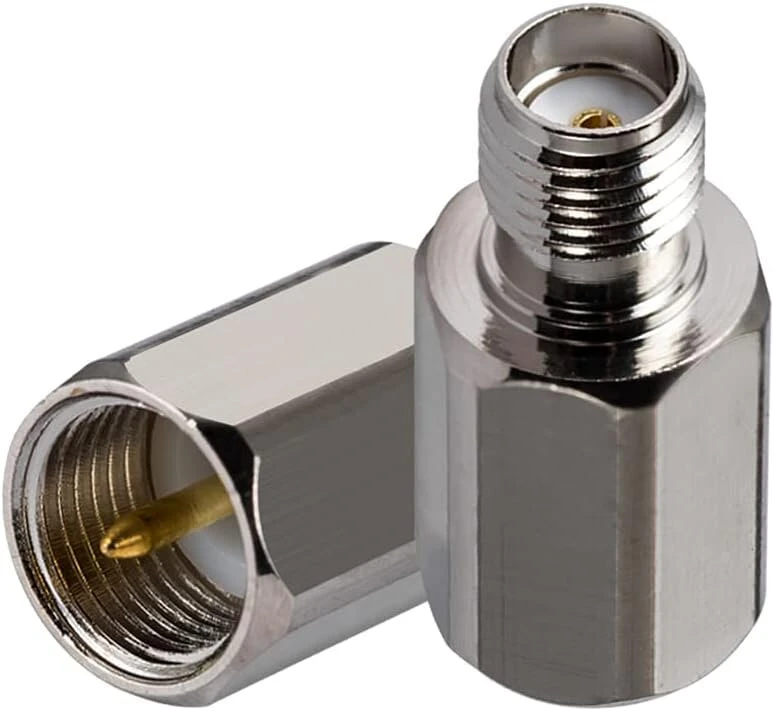 Vecys 4g antenos adapteris Sma female į Fme male adapteris, skirtas 2g 3g 4g Lte antenos maršrutizatoriui Umts mobiliajam plačiajuosčiam Hsdpa Wlan belaidžiam ryšiui (2 vnt.)