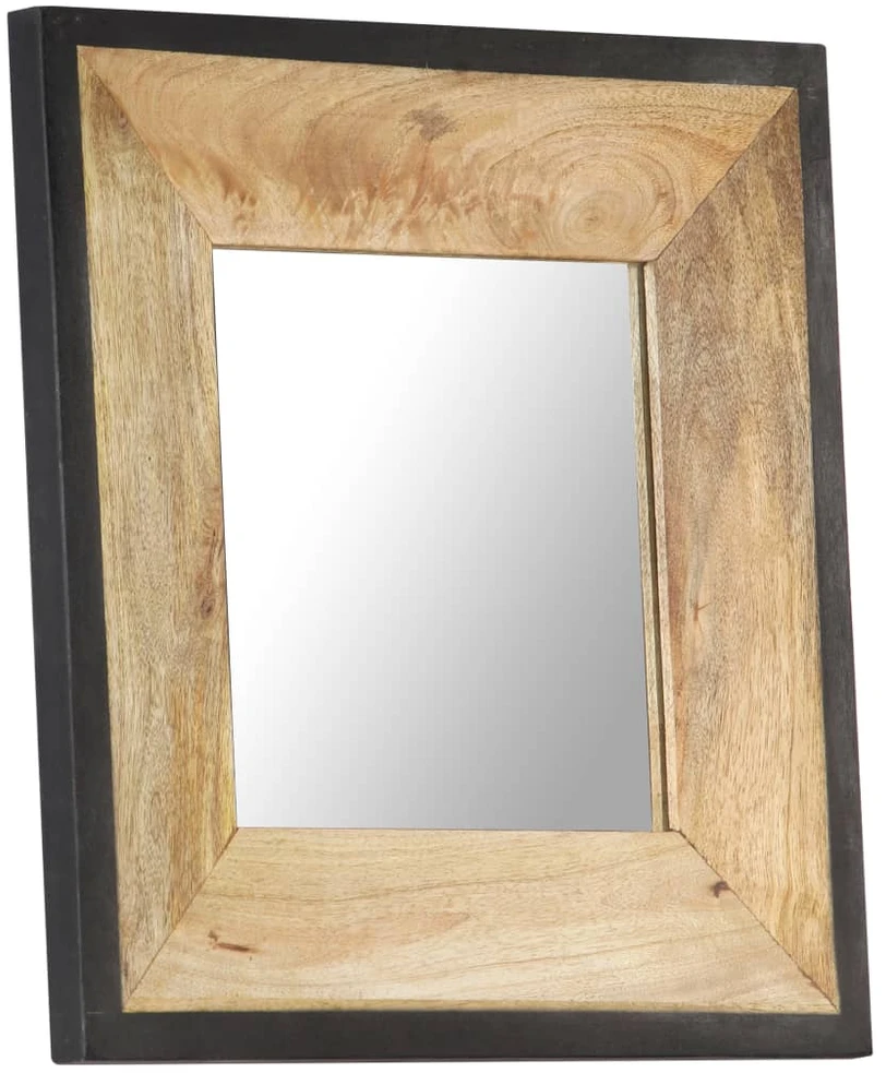 Veidrodis, 50x50cm, mango medienos masyvas