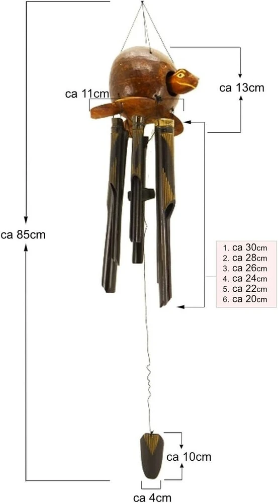 Vėjo varpelis 80 cm
