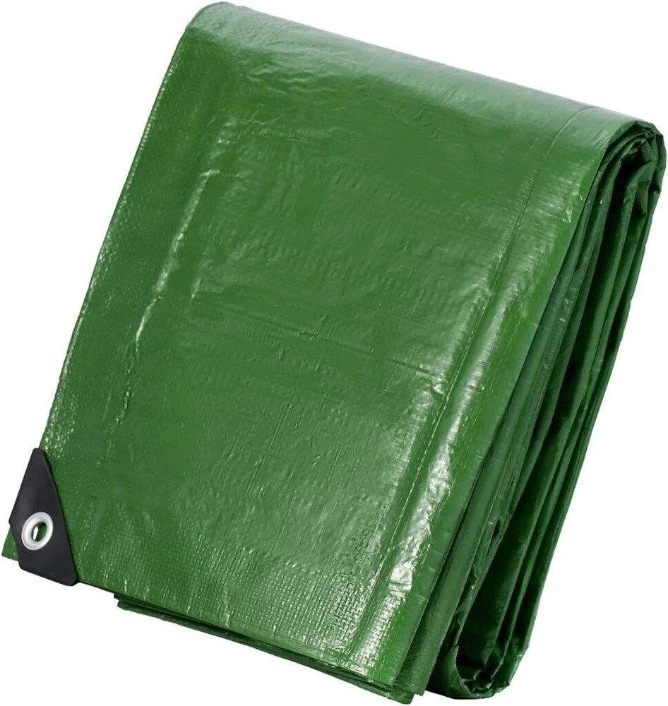 Velway brezentas, audinys, brezentas 100 g/m², žalias – 2 m x 3 m = 6 m², neperšlampamas palapinės paklotas, apsauginis brezentas – sunkvežimio brezentas su kilpomis, atsparus plyšimui, atsparus uv spinduliams – sodui