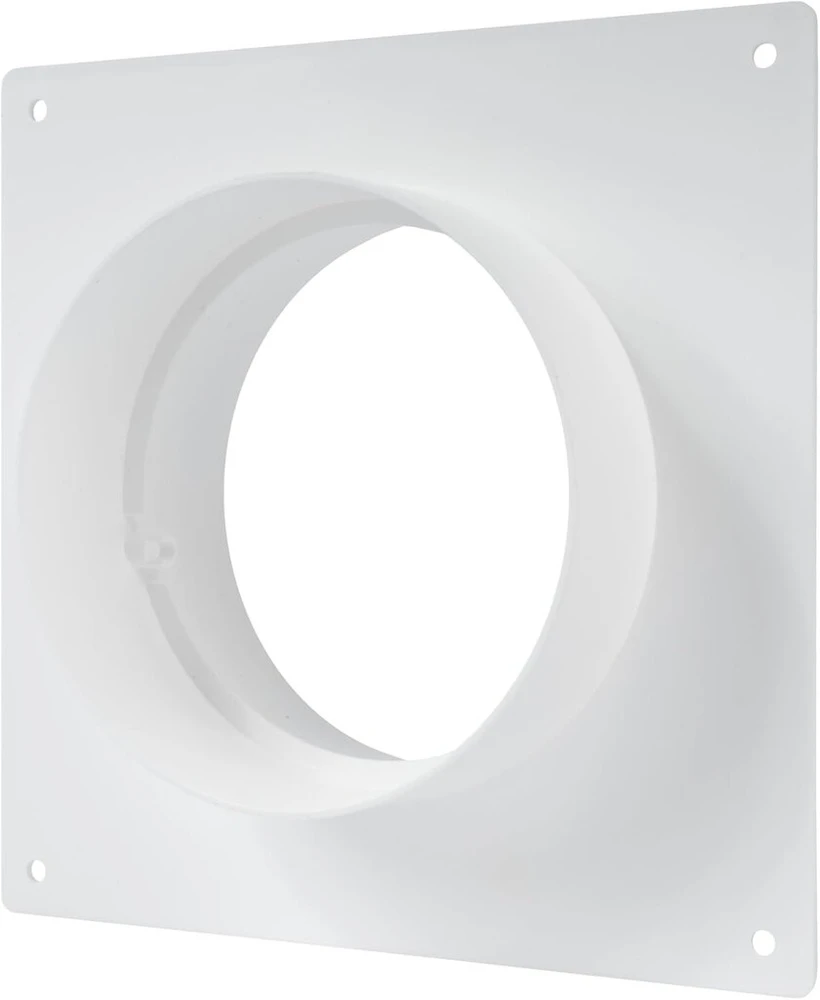 Vent Systems 100 mm ventiliacijos ortakių jungties flanšas, tiesus ventiliacijos vamzdis, plastikinis ortakių jungties plokštė vėsinimo, šildymo, vėdinimo sistemoms, hvac 10 cm