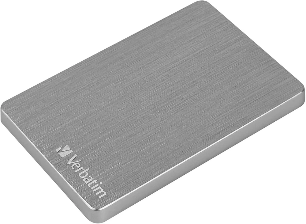 Verbatim Store 'n' Go Alu Slim 2tb Kosminė pilka išorinis kietasis diskas Usb 3.2 Gen 1 išorinis aliuminio kietasis diskas, skirtas Windows & Mac Os X nešiojamasis kietasis diskas Usb kietasis diskas
