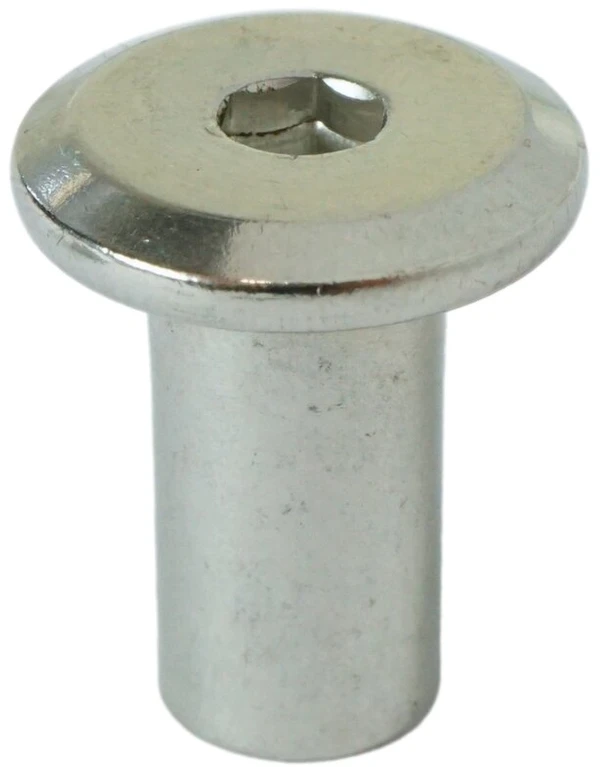Veržlė jungtims, Ericson tipo, nerūdijančio plieno, plokščia galvutė M6 x 15 mm