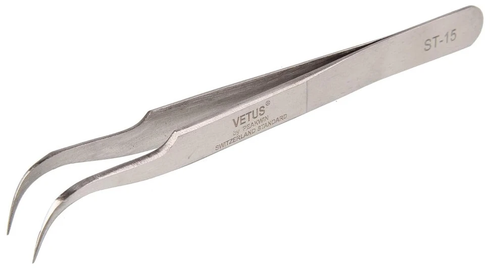 Vetus St-15 itin tikslūs pincetai, atsparūs rūgštims